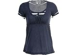 Love Rocks Babydoll Striped Mock Twin Top