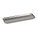 Packnwood "Lasha" Silver Rectangular Plate, 7.4" Length x 2.5" Width x 0.39" Height (4 Packs of 50)