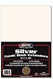 BCW Silver Comic Book Extenders - (1 Pack of 200) Comics, Comic Books Storage Collecting Supplies