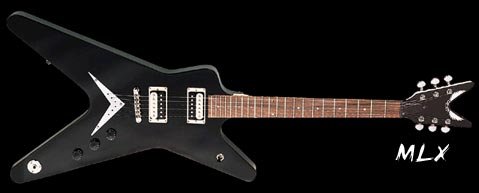 Dean ML Bolt On Classic Guitar, Black