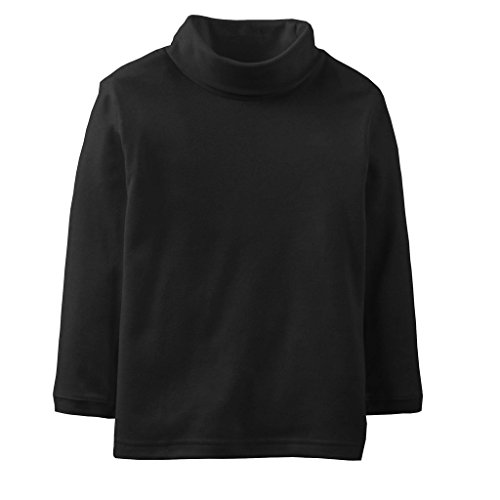 Popular Girl's Solid Color Cotton Turtleneck (2-14 years)