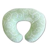 Boppy Pillow with Soothing Fleece Slipcover - Green Vine