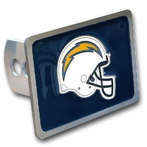San Diego Chargers Large Zinc Trailer Hitch Cover - NFL Football Fan Shop Sports Team Merchandise