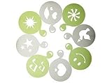 Kitchen Craft Le'Xpress Drinks Stencils, Set of 8