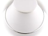 OMEGA 2.7mm Oval Domed Sterling Silver 16 - 18 Inch Nickel Free Chain Necklace Italy