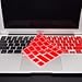 TopCase RED Keyboard Silicone Cover Skin for Macbook AIR 11