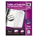 Avery Ready Index Table of Contents Dividers, Black/White, 12-Tab Set (11140)