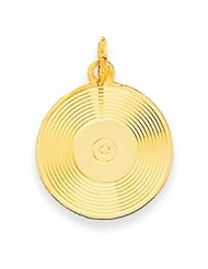 14k Gold Record Album Charm