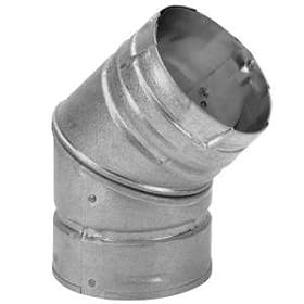 Pellet Stove Elbow, 45 Degree 3"