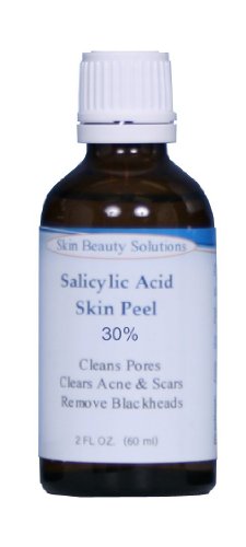 (4 oz SALICYLIC Acid 30% Skin Chemical Peel - Beta Hydroxy (BHA) For Acne, Oily Skin, Blackheads, Whiteheads, Clogged Pores & More (from Skin Beauty Solutions)