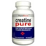 Creatine Pure - 150 Capsules 1500mg 100% Pure Micronized Creatine Monothydrate