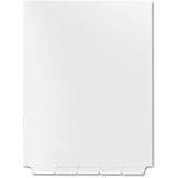 Kleer-Fax 80000 Series Bottom Tab Index Divider - Blank - 8.50 x 11 - 25 / Set - White Divider