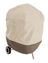 Kettle BBQ Cover With Tan Trim