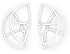 DJI Part28 Phantom 2 Series 9-Inch Prop Guards (White)
