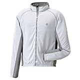 Coolibar UPF 50+ Men's Bamboo Charcoal Full Zip Bike Jacket