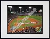 2004 World Series Opening Game National Anthem at Fenway Park, Boston Double Matted 8 &acute; X 10 &acute; Photograph in Black Anodized Aluminum Frame - B0006Q66G0