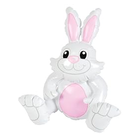  Inflatable 15-Inch Easter Bunny Rabbit