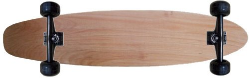 Moose Complete Longboard (Wheel Colors Vary, 9 x 40, Kicktail, Natural, 70mm Wheels)