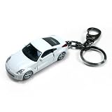 Nissan White 350Z Car Key Chain, Official Licensed