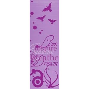 Inspire Printed Yoga Mat - YOGAaccessories (TM) Designer Series
