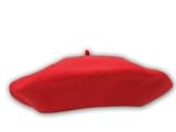 Stylish Wool Beret 10 1/2" Diameter in Assorted Colors Simple Colors: Red