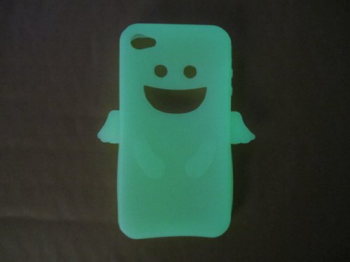 Iphone 4g Angel Silicone Skin Glow in the Dark Soft