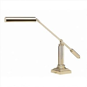 Grand Balance Arm Piano Lamp in Polished Brass