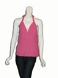 LILLY PULITZER Fifi Crochet Halter Top in Hibiscus Pink