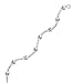 9+1 Extension Blue Butterfly Anklet