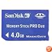 SanDisk SDMSPD-4096-A11 4 GB Memory Stick Pro Duo (Retail Package)