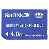 SanDisk SDMSPD-4096-A11 4 GB Memory Stick Pro Duo (Retail Package)