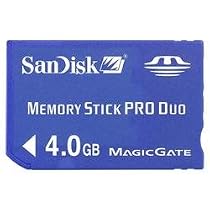 SanDisk SDMSPD-4096-A11 4 GB Memory Stick Pro Duo (Retail Package)