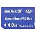 SanDisk SDMSPD-4096-A11 4 GB Memory Stick Pro Duo (Retail Package)