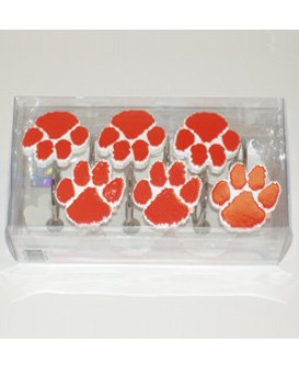 Clemson Shower Hook Set