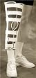 Universal Tri-Panel Foam Knee Immobilizer with Contoured Stays. 24" Hospital Quality