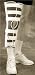 Universal Tri-Panel Foam Knee Immobilizer with Contoured Stays. 24" Hospital Quality