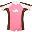 Girls Candy Pink UV Rash Suit