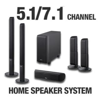 Sony's SA-VS350H 5.1/7.1 surround sound speaker system
