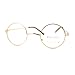 JuicyOrange Round Circle Clear Lens Eyeglasses Small Size Thin Frame Unisex Glasses