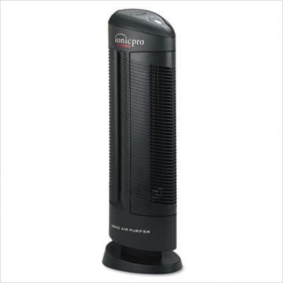 Ionic Pro Turbo ionic air purifier w/germicidal chamber/oxygen filter, 500 sq. ft. rm. cap
