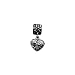 Dangling Mom Vintage Heart Oriana Bead - Pandora Bead & Bracelet Compatible