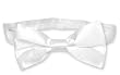 BIAGIO SILK BOWTIE Solid WHITE Color Men's Bow Tie for Tuxedo or Suit