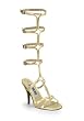 Women's 3 Inch High Heel Knee High Strap Pump