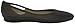 crocs Women's Rio Ballet Flat, Black/Platinum, 9 M US