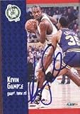 Kevin Gamble, Boston Celtics, 1991 Fleer Autographed Card
