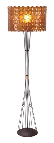 Exclusive Decorative Metal Capiz Floor Lamp