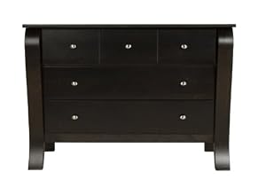 Kidz Decoeur Augusta 3 Drawer Change Chest, Espresso