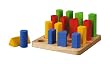 PLAN TOY GEOMETRIC PEG BOARD