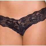Cosabella 03ZLBW Never Say Never Cutie Low Rider/ Low Rise Seamless Stretch Lace Thong one size: fits sizes 0-14