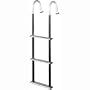 Four Step Pontoon Swim Ladder- Height: 58" Width: 13"